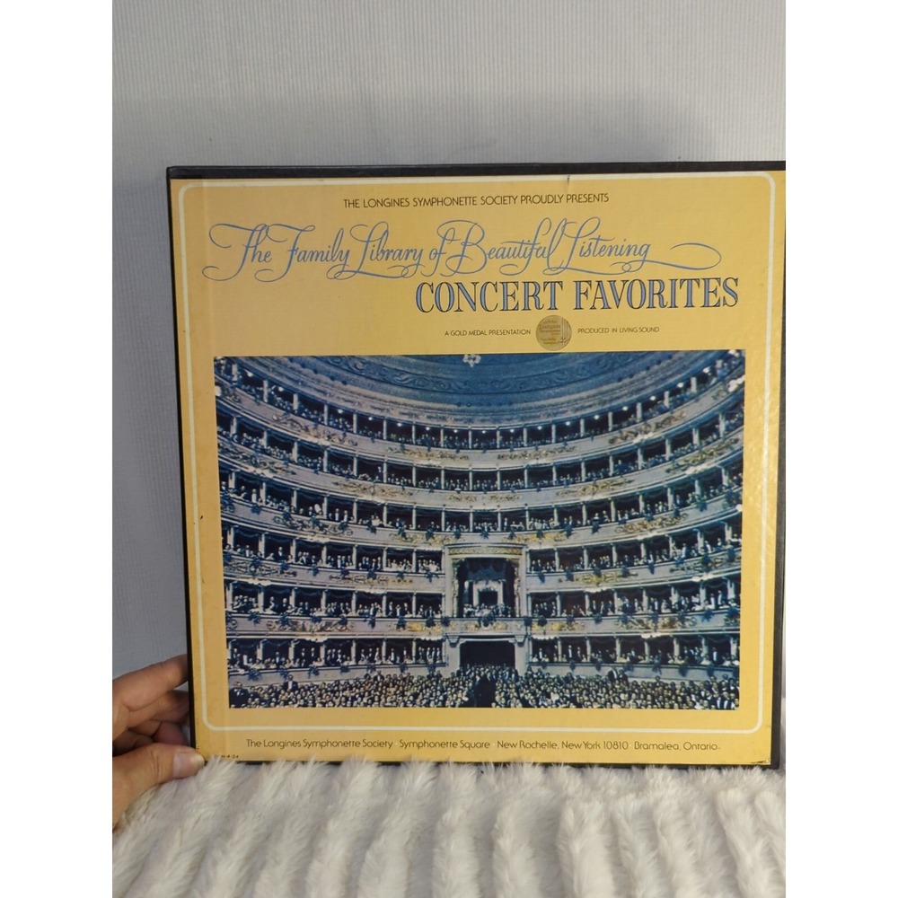 The Family Library Of Beautiful Listening "Concert Favorite" Lp 33 RPM 1973